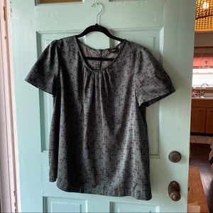 Mossimo Teal & Black Blouse - 16W / 18W